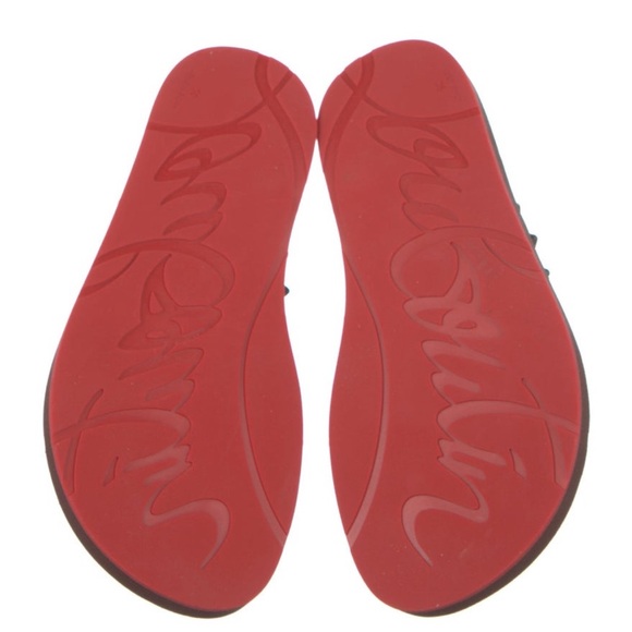 Christian Louboutin flip-flops
